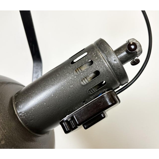 Metal Grey Theatre Spotlight from Elektrosvit, 1970s For Sale - Image 7 of 18
