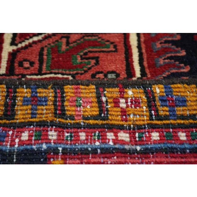 Vintage Heriz Rug 7'8'' X 11'0'' For Sale - Image 4 of 11