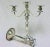 Pair of Antique Convertible Sterling Silver 3-Light Georgian Revival Candelabra, Circa 1950 For Sale - Image 17 of 18