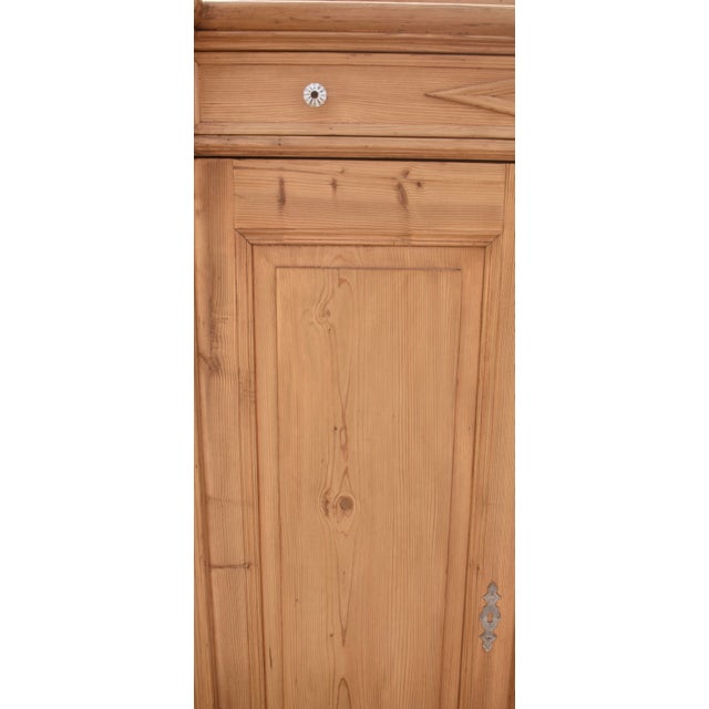 Pine Two Door Vertigo or Vertical Cabinet For Sale - Image 14 of 18