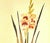 1940 Set of 2-French Arlette Davids Mid-Century Botanical Prints-Gladiola, Cyclamen For Sale - Image 4 of 7