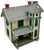 Wood Nice Antique American Hand Made & Painted Wood Folk Art Victorian Style Birdhouse - 18 Inches Tall - Circa Early 1900s For Sale - Image 7 of 18