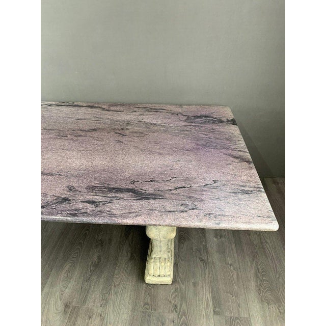 20th Century Marble Dining Table For Sale - Image 4 of 12