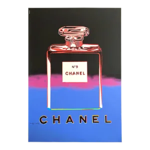 Andy Warhol Vintage 1997 Fine Art Silkscreen Print Large Pop Art Poster " Chanel No. 5 " 1985