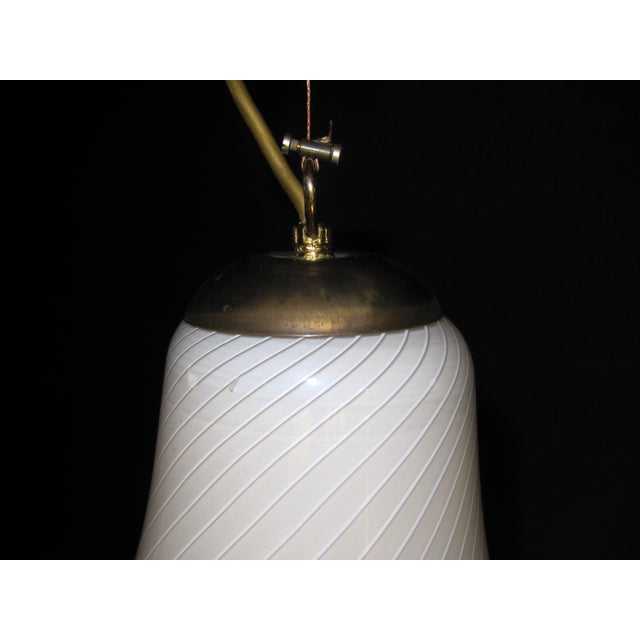 1970s Beige Pendant Lamp from Kalmar For Sale - Image 5 of 8