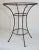 Spanish Revival Wrought Iron Base Bar Table For Sale - Image 4 of 10