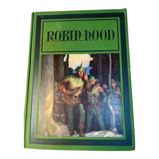 First Edition 1917 Robin Hood Hard Cover Book D.McKay Publr. n.c. Wyeth Illustrations 8 Color Plates For Sale