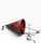 Vintage Moroccan-Style Hanging Lantern | Iridescent Red Glass Tea Light Holder For Sale In Portland, ME - Image 6 of 7