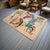 Hand-knotted in Jaipur, India in the 1980s, this collectible modernist rug translates Wassily Kandinsky’s “Accompanied...