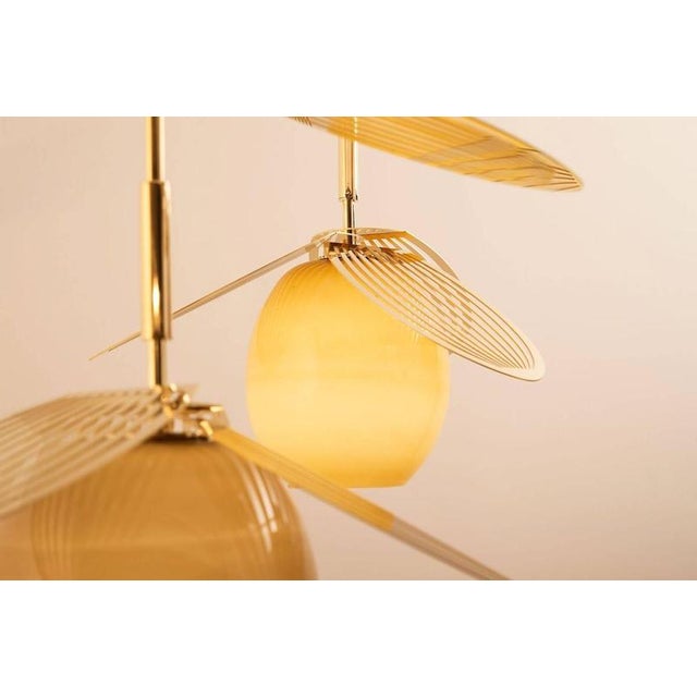 Contemporary Ellipse Jasmin Pendant Lamp by Jennifer Midoz For Sale - Image 3 of 3
