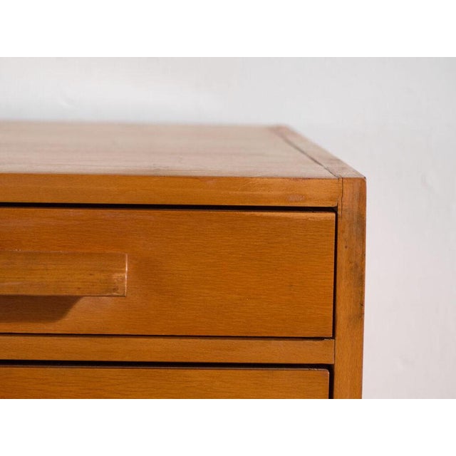 Wood Industrial Plan File Cabinet For Sale - Image 7 of 15