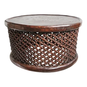Mid 20th Century X-Large Vintage Bamileke Stool Table
