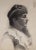 Victorian 19th Century Antique Charcoal Portrait Drawing of a Woman For Sale - Image 3 of 8