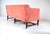 Classic Vintage Hepplewhite Velvet Sofa on Brass Casters For Sale - Image 9 of 12