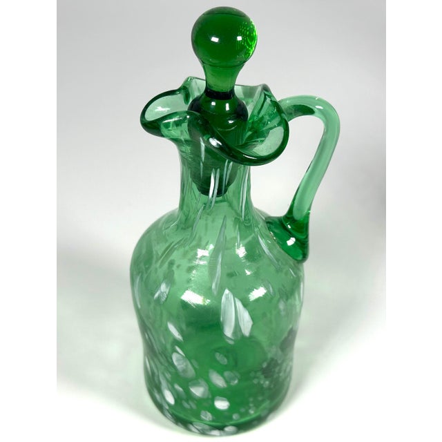 American Late 20th Century Art Glass Cruet Collection - Ser of 5 For Sale - Image 3 of 10