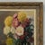 Goldenrod Framed Oil on Canvas, Still Life With Chrysanthemums, by M. Taquet-Beal, 1944, Belgium For Sale - Image 8 of 15