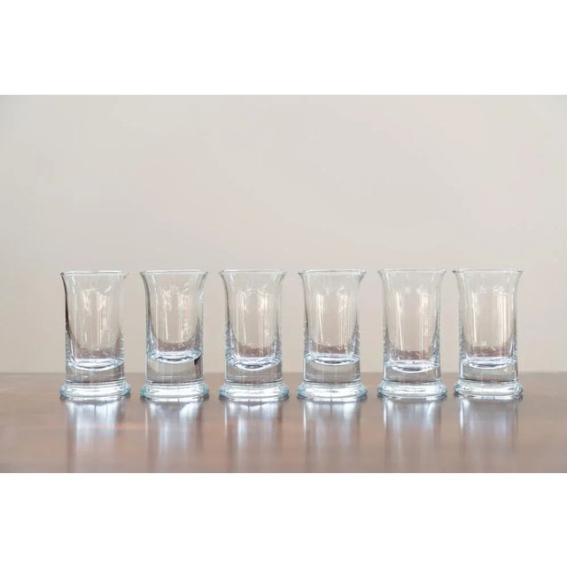 Low Crystal Liqueur Glasses, 1970, Set of 6 For Sale - Image 6 of 6