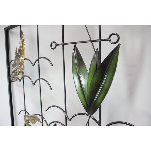 1960s Mid-Century Modern Metal Fish Room Divider, 1960s For Sale - Image 5 of 14