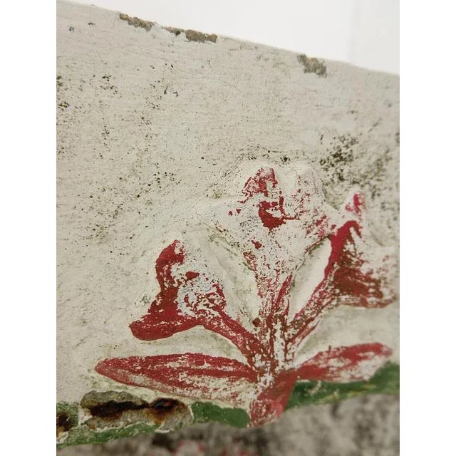 Polychrome Cement Planters by Emile Taugourdeaus, Set of 4 For Sale - Image 5 of 16