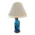 1920s French Blue Soda Bottle Lamp For Sale