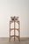 19th Century Three-Tier English Tiger Bamboo Corner Shelf.
