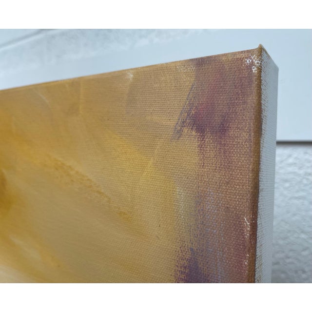 Black Yellow & Red Abstract Expressionist Art by Contemporary British Artist 2022 For Sale - Image 6 of 18