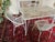 Maurizio Tempestini 1960s Salterini Wrought Iron Mid Century Modern 5 Piece Radar Chairs and Table Set For Sale - Image 4 of 7