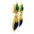 French 1970s Spritzer & Fuhrmann French Guilloché Enamel Diamond Earrings, Pair For Sale - Image 3 of 14