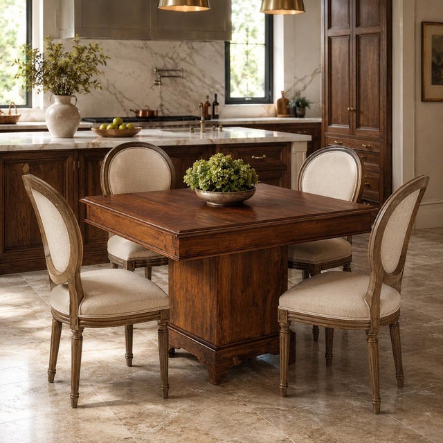 Wood 19th-Century Italian Walnut Game or Dining Table For Sale - Image 7 of 14
