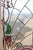 Set of Triple-Layered Acid-Etched Stained Glass Windows attributed to Gruber, 1890s, Set of 3 For Sale - Image 6 of 8