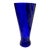 1990s Cobalt Blue Hand Blown Vase, Made in Poland For Sale