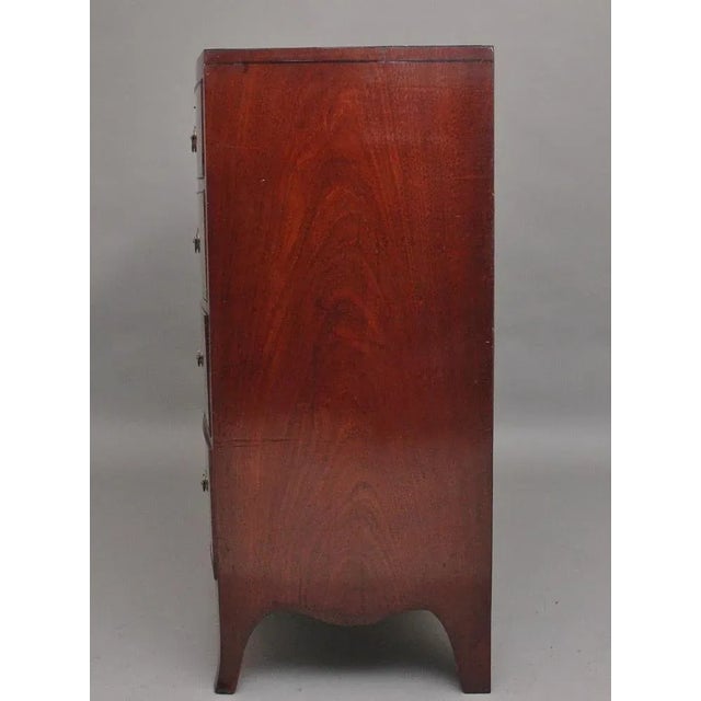 Antique Mahogany Bowfront Chest, 1800 For Sale - Image 3 of 10