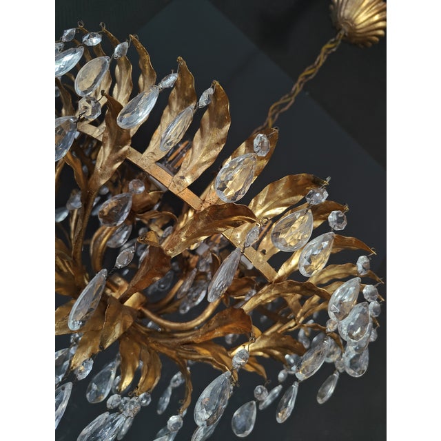 Vintage Italian Chandelier from Banci Firence For Sale - Image 9 of 10
