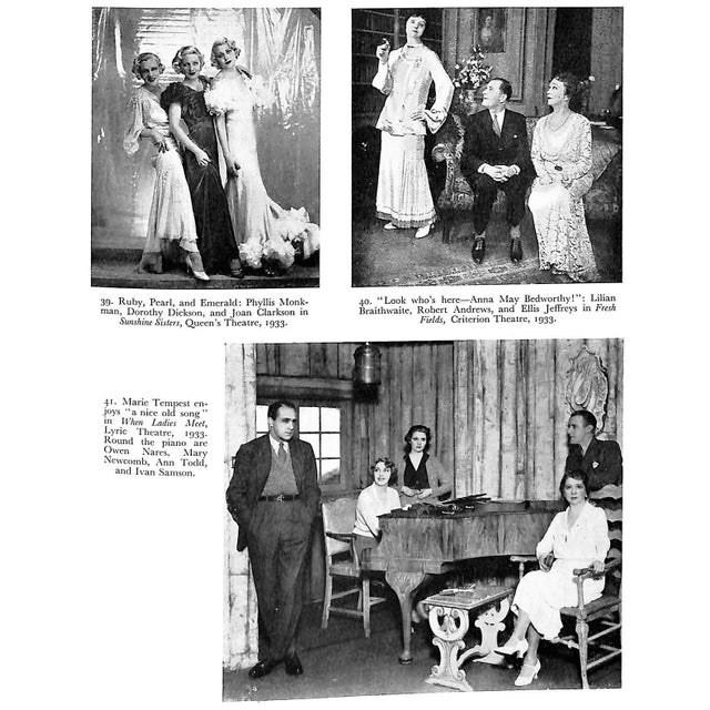 1960s "The Turbulent Thirties: A Further Decade of the Theatre" 1960 Trewin, j.c. Mander, Raymond and Mitchenson, Joe For Sale - Image 5 of 6