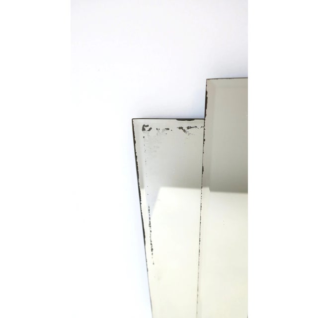'70 Modern Deco Wall or Vanity Mirror For Sale - Image 10 of 13