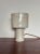 Contemporary Ceramic Table Lamp Contemporary Handmade Dusty White Table Lamp For Sale - Image 3 of 7