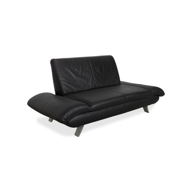 Rossini 2-Seater Sofa in Black Leather from Koinor For Sale - Image 5 of 15