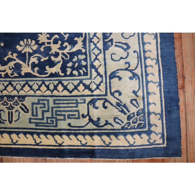 Folk Art Early 20th Century Zabihi Collection Chinese Peking Room Rug - 8' x 9'9" For Sale - Image 3 of 12