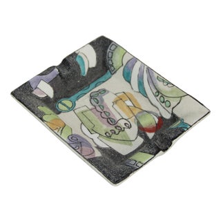 Vintage Ceramic Ashtray, 1980s For Sale