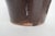 1899 Handmade Pottery Dish Dark Brown Glaze Salt Crock Bowl With Lip For Sale In Miami - Image 6 of 12