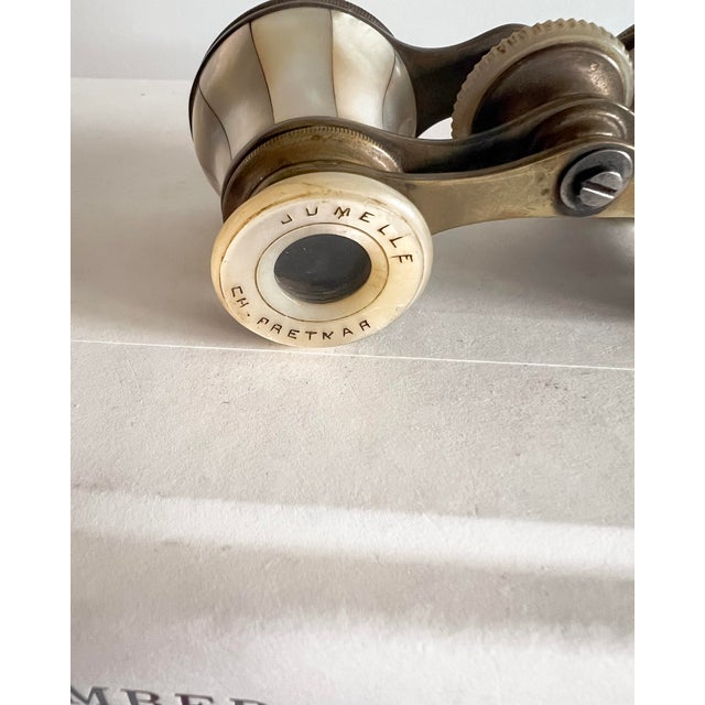 Geneva Jumelle Mother-of-Pearl Opera Glasses, Switzerland, Early 20th Century For Sale - Image 11 of 12