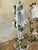 Pair of Vintage Italian Tulip Shade Floral Table Lamps For Sale - Image 13 of 18