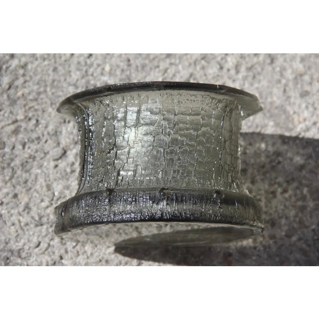 Mid-Century Modern Brutalist Grey Glass Vase by Timo Sarpaneva, 1960s For Sale - Image 3 of 8