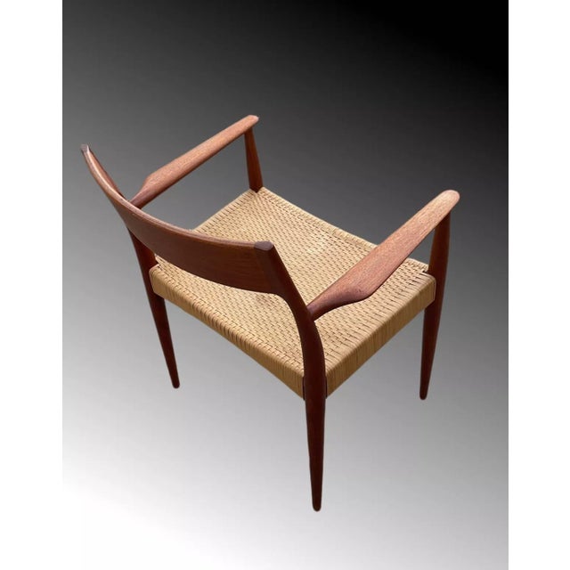 Danish Modern Chair by Enjar Larsen & Bender Madsen for Willy Beck For Sale - Image 6 of 15