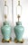 Chinoiserie Lamps Pair Turquoise Ginger Jar For Sale - Image 3 of 12
