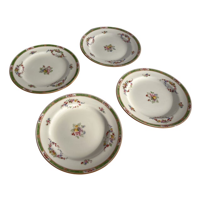 Vintage Minton B801 Fine BoneChina Plates, 1905, Set of 4 For Sale