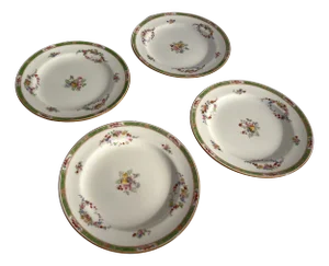 Vintage Minton B801 Fine BoneChina Plates, 1905, Set of 4