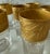 Gold Vintage Cambridge Tumblers With Etch Gold Bird Design - Set of 6 For Sale - Image 8 of 11