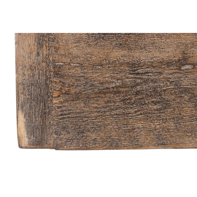 Sand Late 20th Century Eight Door Server in Reclaimed Elm For Sale - Image 8 of 9