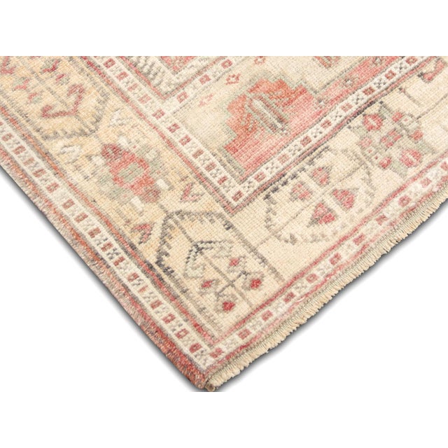 Traditional 1960s Turkish Oushak Rug For Sale - Image 3 of 5